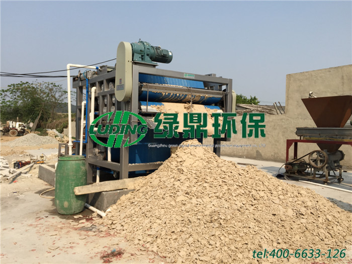 帶式壓濾機處理木薯渣處理、紅薯渣案例 2