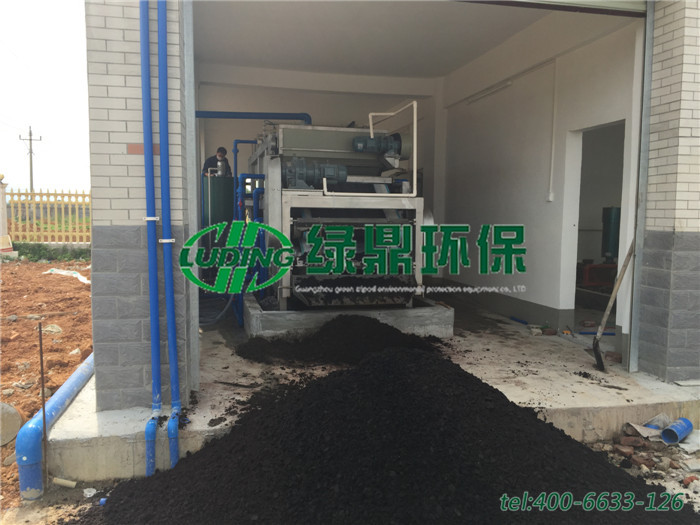 帶式壓濾機處理食品廠污泥泥漿案例 2