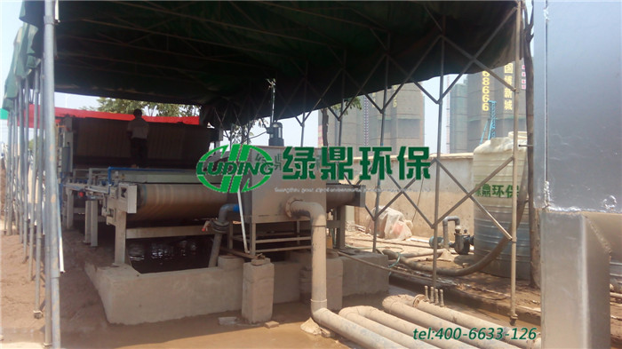 帶式壓濾機(jī)處理市政污泥、打樁污泥泥漿案例 2