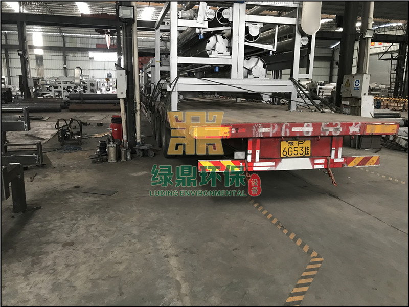 帶式壓濾機發往鉆井廢泥漿處理工程 2